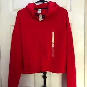 Victoria Secret Pink Cropped Pullover Hoodie